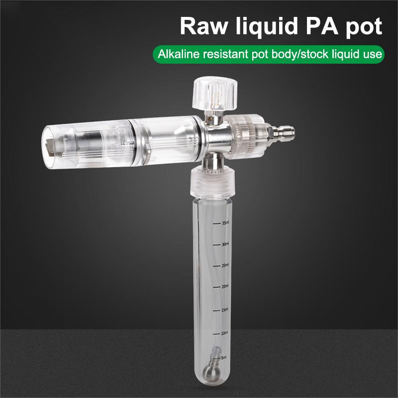 35 мл Водяная пена Горшок Регулируемая пистолет-мойка высокого давления с быстроразъемным соединителем 1/4 дюйма Бутылка для распыления мыльной пены для чистки автомобилей внедорожников