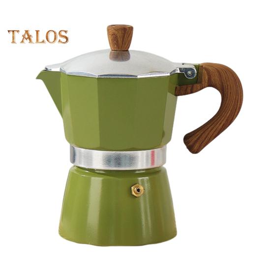 Кофеварка Moka Pot Espresso Maker 150 мл, легкая кофеварка для плиты, простая в использовании итальянская кофеварка для насыщенного эспрессо, латте, капучино