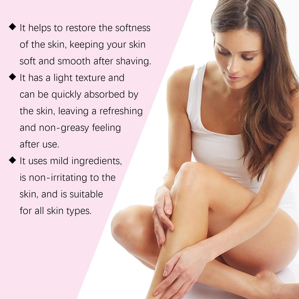 OUHOE Strawberry Scented Post-Hair Removal and Shaving Care Oil, Gentle and Moisturizing, Hydrating and Soothing, Suitable for Whole Body, 40ml