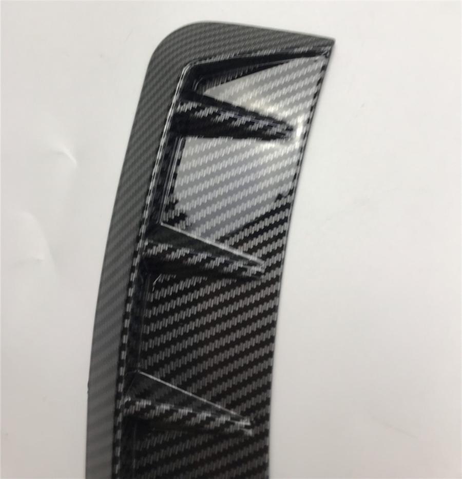 1 пара наклеек на боковые крылья автомобиля, вид под карбон, защита колесных арок