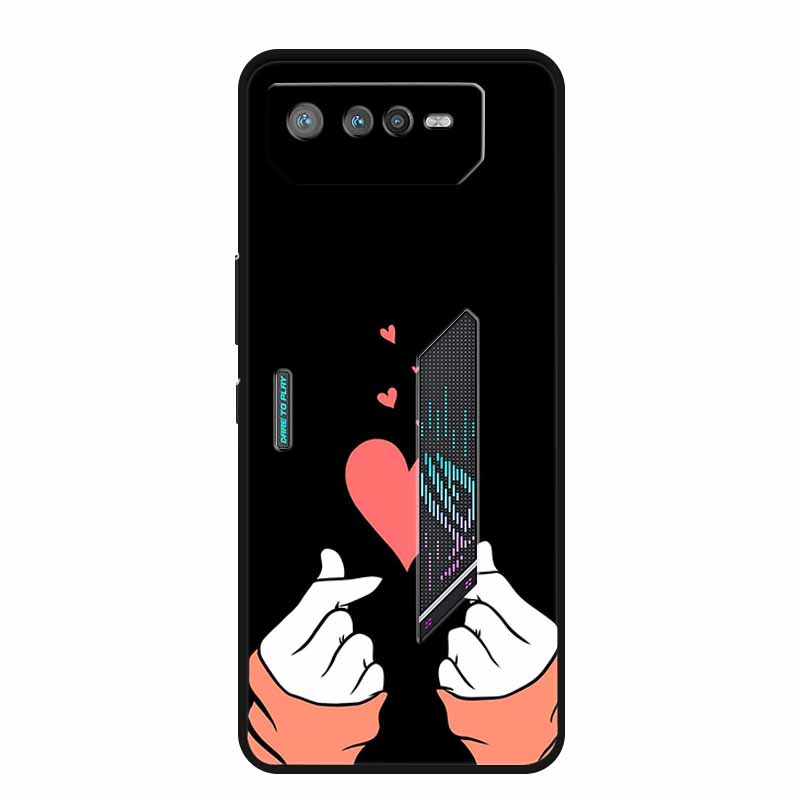 Чехол для Asus ROG Phone 6 Роскошный Силиконовый ТПУ Мягкий Чехол для Телефона для Asus ROG Phone 6 Pro Funda Rog6 Защитный Мультяшный Coque