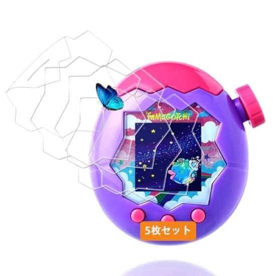 Набор 5 Совместимых Tamagotchi Paradise Film Гибкий ТПУ Функция Самовосстановления Царапин Защитный Чехол-Наклейка на LCD Высокая Прозрачность Нулевые Пузыри Ультратонкий
