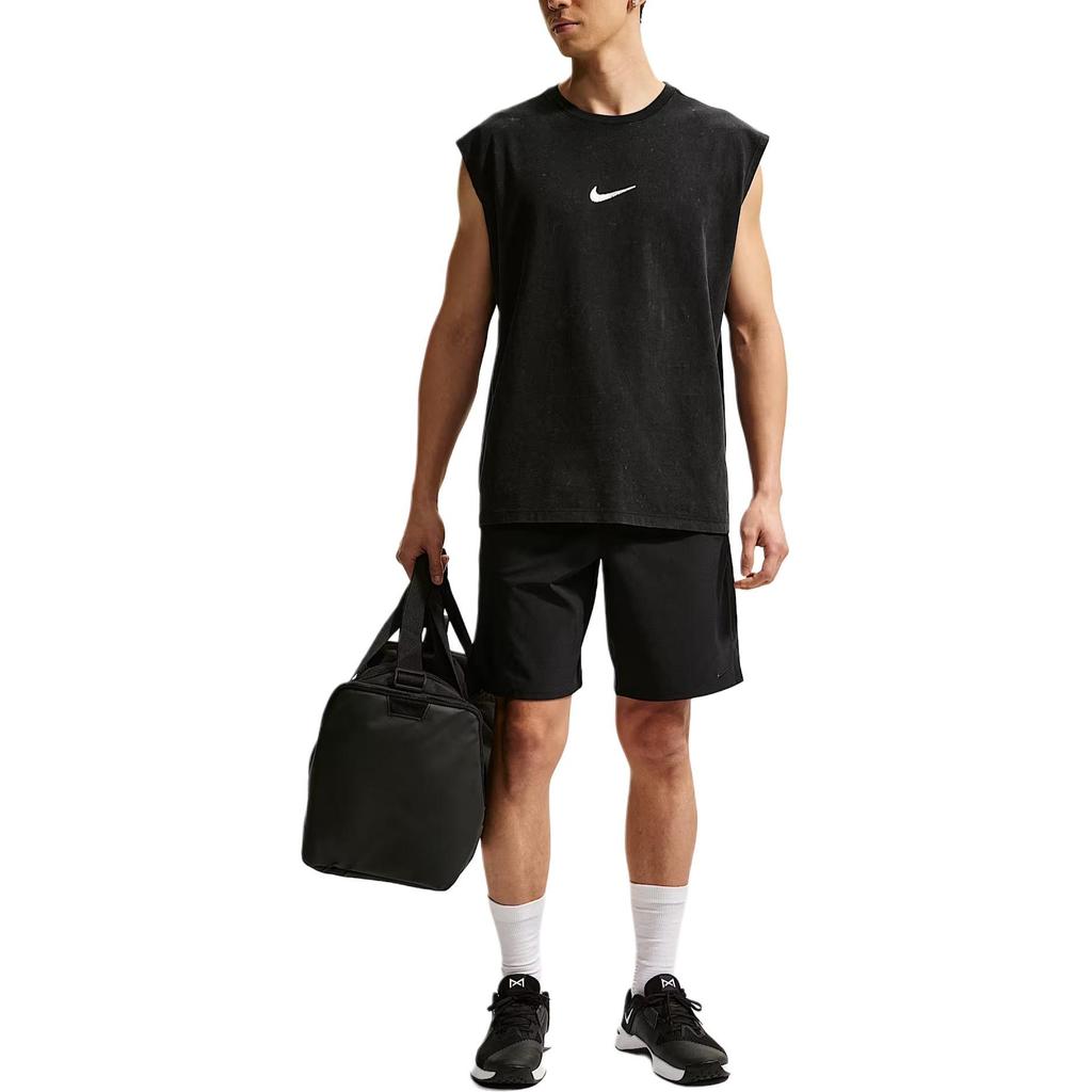 Nike Мужские майки Черные с круглым вырезом Средние IH1976-010