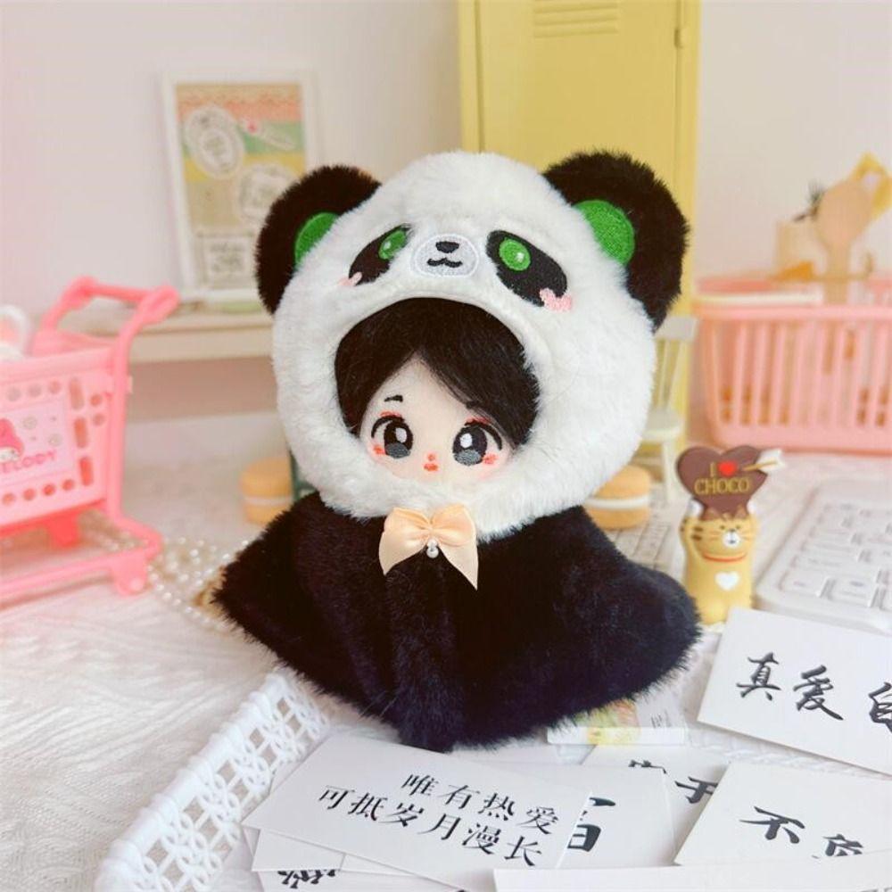 Lovely Cartoon Cloak Plush Stuffed Plush Cape Outfit 10CM Doll Clothes  Girls