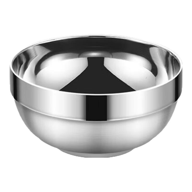 Homeglen Double-Wall Stainless Steel Heat-Insulated Rice & Soup Bowls