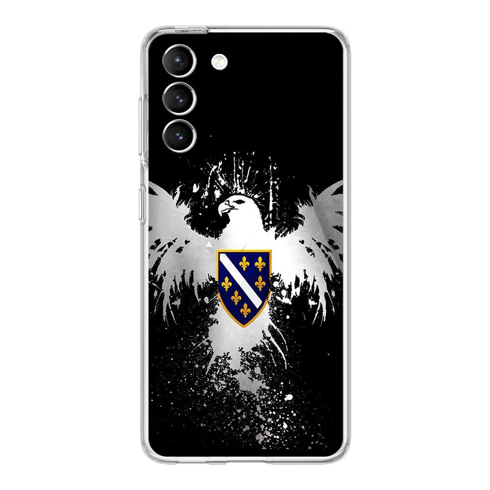 Phone Case For Samsung Galaxy S25 S24 S23 FE S22 Ultra S20 S21 5G S10 S9 Plus S10E Soft Cover Bosnia and Herzegovina Passport
