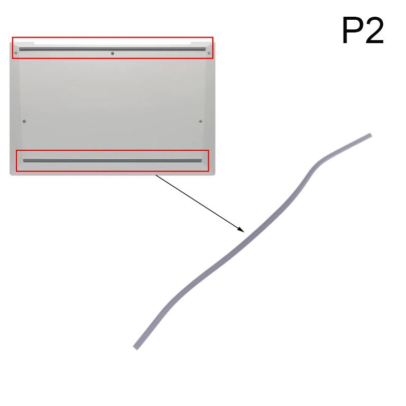 1 шт. Резиновая полоска для ноутбука для Elitebook 830 735 G7 G8 Сделай сам Нижний корпус Ножка Нескользящая Бамперная полоска Ножки Аксессуары для ноутбука