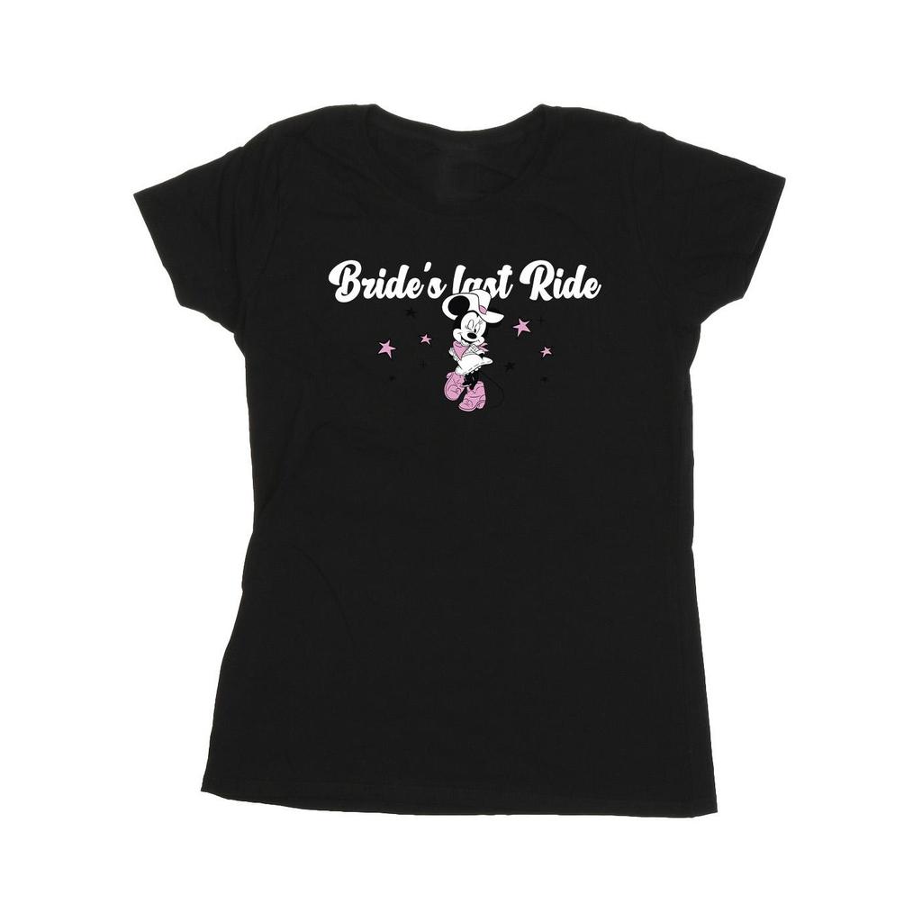 Disney Womens/Ladies Bride´s Last Ride Minnie Mouse Cotton T-Shirt