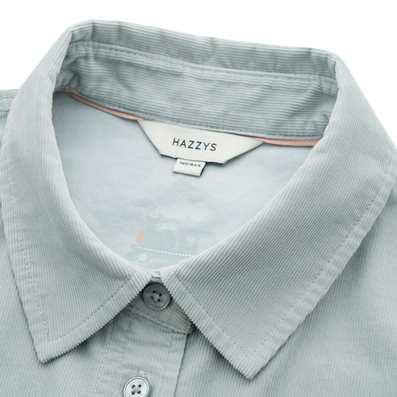 HAZZYS Women's Corduroy Cotton Long-Sleeve Shirt
