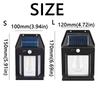 Motion Sensor Solar Wall Llights 3 Lighting Modes Outdoor Solar Wall Lamp  Courtyard Decoration