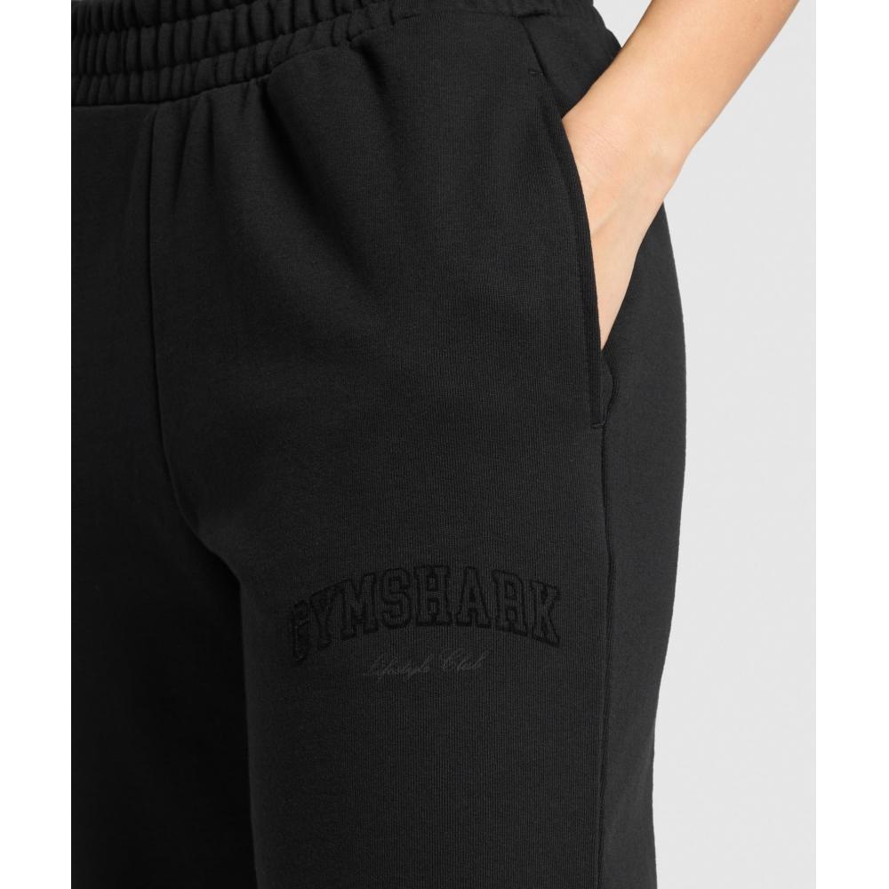 Gymshark Спортивные брюки Campus Classics Graphic Black B2b2a Bb2j