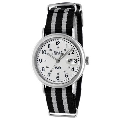 Часы унисекс Timex Weekender TW2W86300 кварцевые 5 АТМ водонепроницаемые минеральное стекло белый циферблат латунь [TIMEX] [Товар]