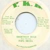 7inch Record PAPA SKULL - Shortman Rule PKR 1987 Jamaica Reggae, Ska & Dub