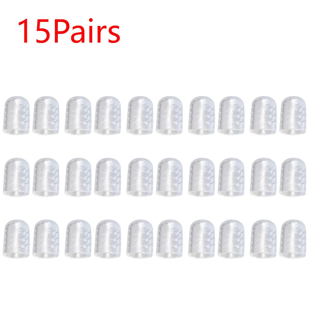 100-2pcs Toenails Protection Breathable Silicon Relief Pain Transparent Toe Caps Cover Protectors Men Women Toe Tube Protector