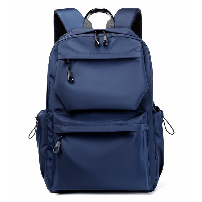 Men's Korean Style Double Back Laptop Backpack - Trendy Student Travel Bag