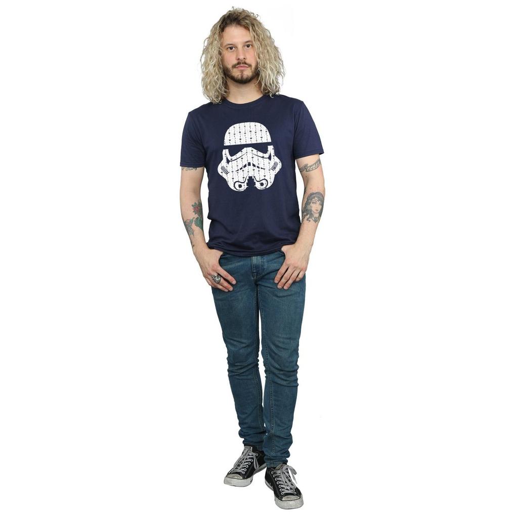 Star Wars Mens Christmas Stormtrooper Helmet T-Shirt