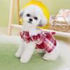 Soft Pet JK Skirt Breathable Cat Princess Dress Pet Outfits Dog Clothes  for Puppy Kittens