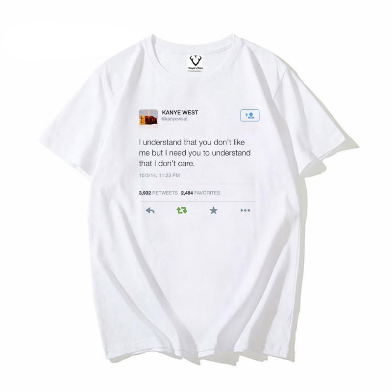 Kanye Classic stateUnisext Streetwear Rapper Funny hip hop TShirt Im own best friend tshirt homme