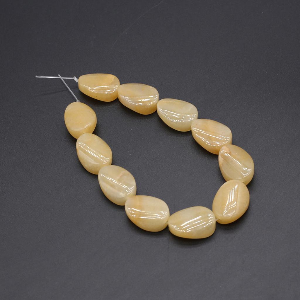 Изоляционные бусины из натурального камня, прозрачный кристалл/опал/унакит, овальные спиральные бусины для изготовления ювелирных изделий, ожерелье, браслет, серьги, аксессуары