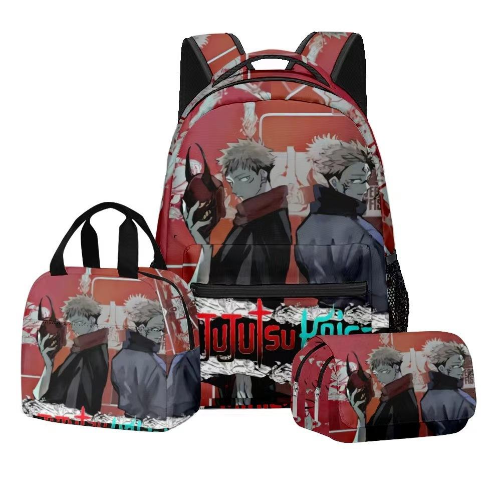 Jujutsu Kaisen Three piece student backpack set