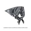 Hair Scarf Club Bandana Head Wrap Subculture Shimmering Silver Futurist for Adults Creative Subculture Headwear