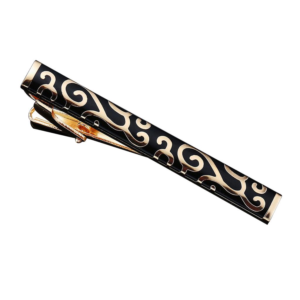 Fashion Business Men's Tie Clip Simple Electroplating Polishing Non-allergic Collar Clip Suit Tie