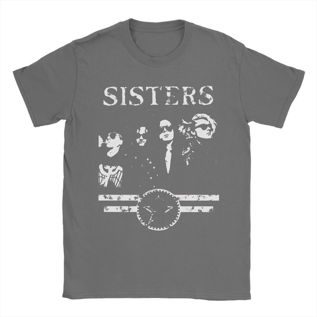 Mens TShirt The Sisters of Mercy Humorous Cotton Tees Short Sleeve T Shirt Round Neck Tops Summer