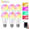 Homekit WIFI LED Smart Lamp 9W RGB RGBW Dimmable Siri Voice Control Smart Home Bulb Work With Alexa Google Assistant