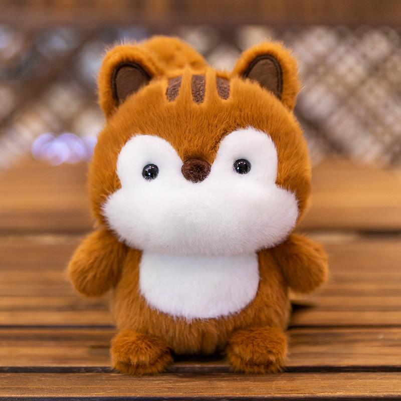 Fox Cute Mini Doll With Plush Pp Cotton Filling Very Suitable Decoration Room