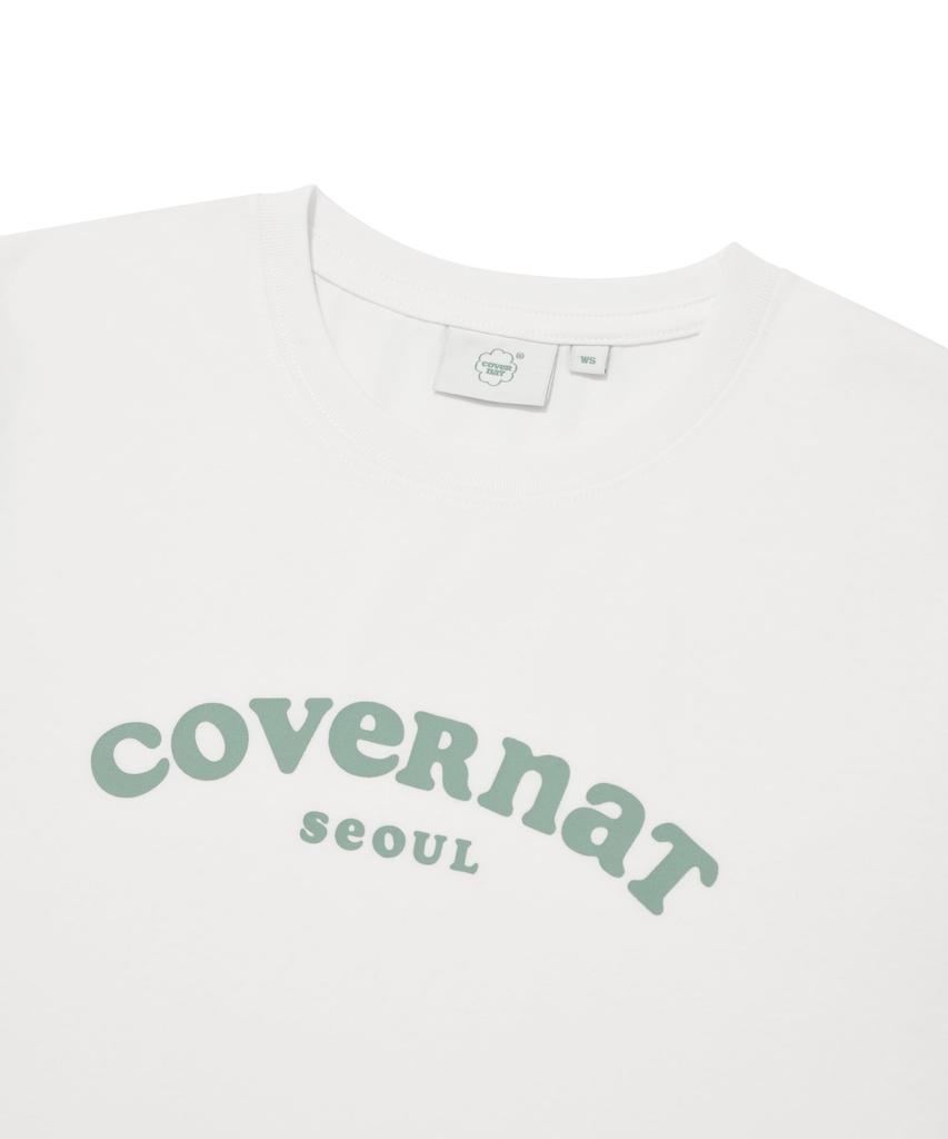 COVERNAT WOMAN Cooper Logo Seoul T-Shirt White