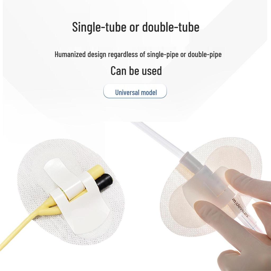 Повязка для фиксации периферически вводимого центрального катетера (PICC) - Гипоаллергенная, Трансграничная клейкая повязка для дренажных трубок