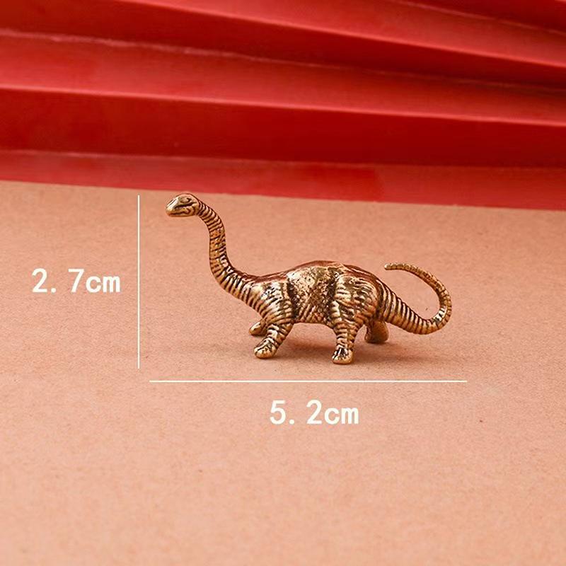 11 Kinds, Brass Dinosaur Model Decoration Jurassic Tyrannosaurus Triceratops Ankylosaurus Modeling Metal Crafts Decoration
