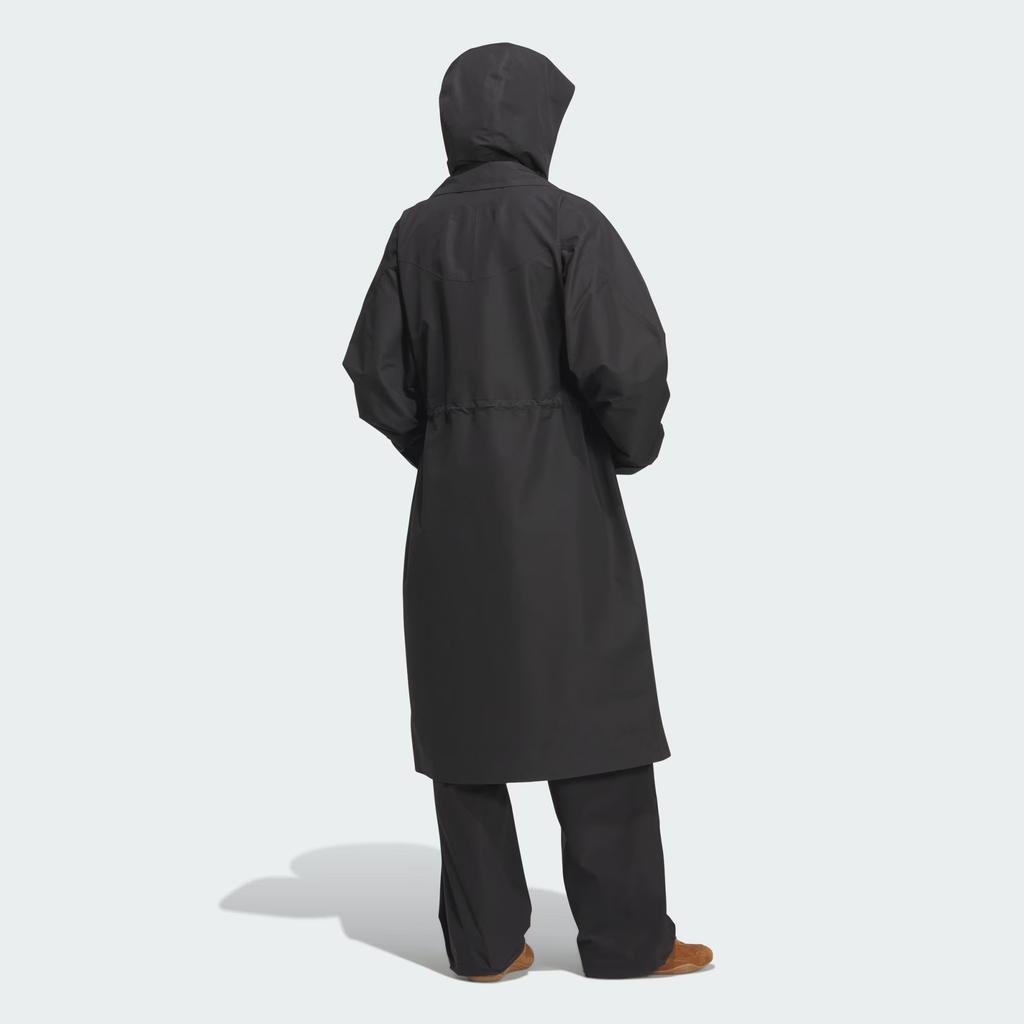 adidas FOS Future Style Лого Однотонная Свободная Уличная Длинная Куртка с Капюшоном Женская Куртка KC2707