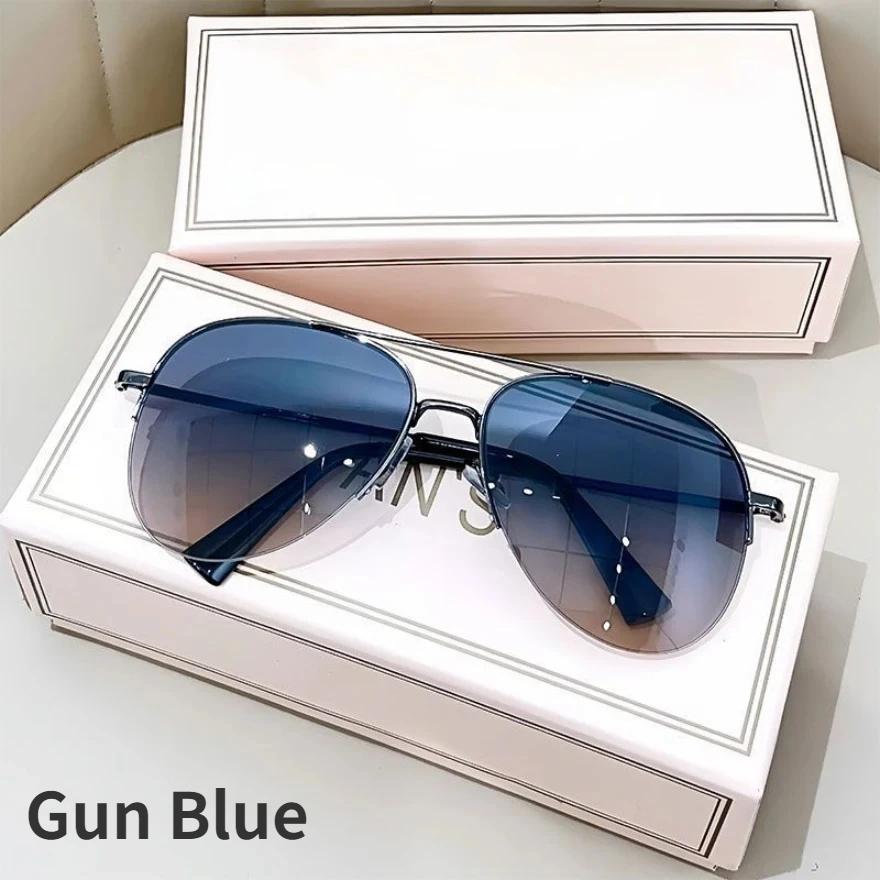 2024 модные мужские новые крутые солнцезащитные очки персонализированные женские солнцезащитные очки для вождения и езды на велосипеде солнцезащитные очки-пилоты