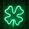 USB/battery Powered St. Patrick's Day Neon Light Green Party Decoration  Bar