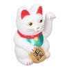 10-дюймовый Машущий Счастливый Кот Удача Милый Статуэтка Кота Удачи Декорация для Дома Рабочего Стола Белый