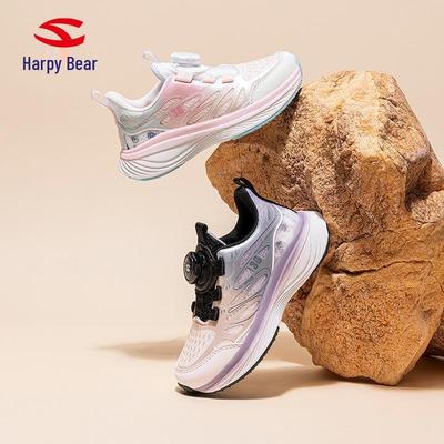 Женские кроссовки Habi Bear с двойной сеткой, повседневные, дышащие, с мягкой подошвой, с вращающейся кнопкой