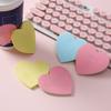 100sheets Cute Solid Color Heart Shape Memo Pad Kawaii Stationery Sticky Note Icebox Wall Self-adhesive Paper Office Accessories