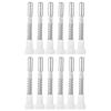 12pcs Steel Window Screen Retainer Pin with White ABS Caps Spring Loaded Security Fasteners Quick Fixing for Screens