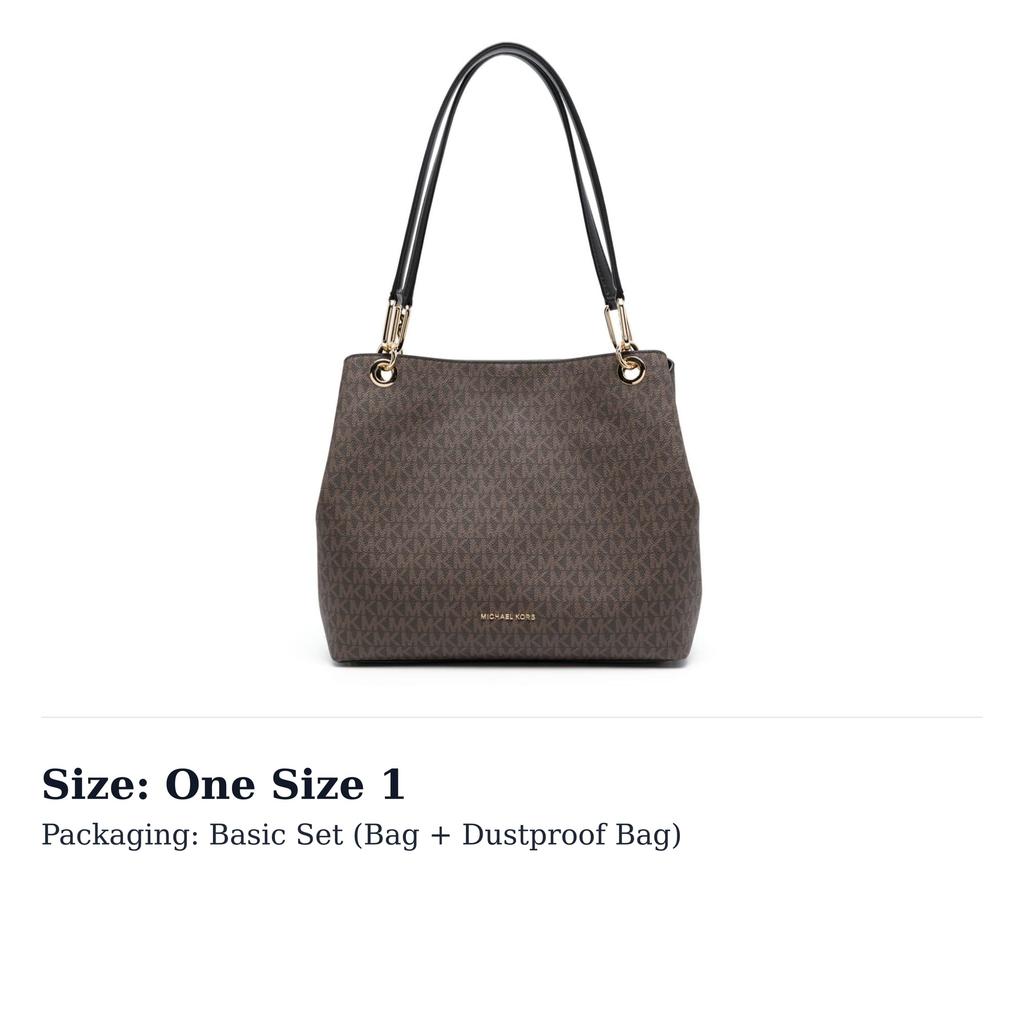 MICHAEL KORS Kensington Calfskin Shoulder Bag Women's Taupe 30F3G8KT7B-292
