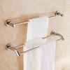 Home Single/Double Pole Towel Rack Stainless Steel Bathroom Shelves Hanging Pendant