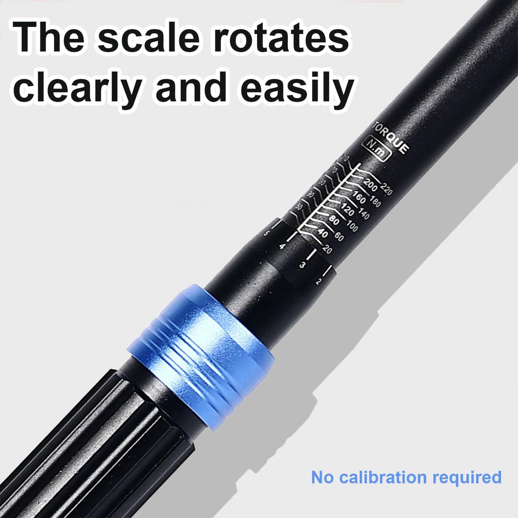 High Strength Steel Torque Wrench Tool 5-25Nm 5-60Nm 20-220Nm Comfortable Grip Handle for Automotive Factory Maintenance