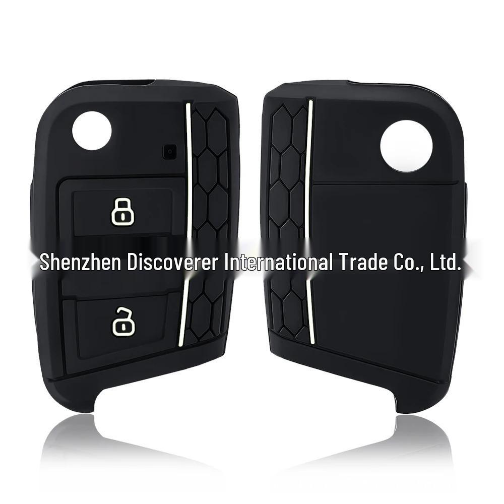 Мягкий чехол для ключа для Volkswagen Golf 7, GTI, T-Cross, T-Roc, Tiguan, Skoda Octavia, Kodiaq – Горячая распродажа на трансграничном рынке