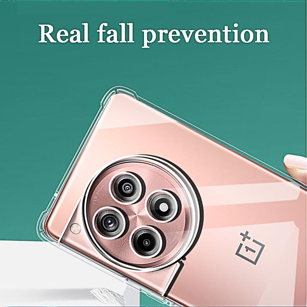 Прозрачный чехол для телефона для Oneplus 12r 12 11r 11 Ace 3 2v Защитная задняя крышка камеры Nord Ce 3 2 Lite 2t Мягкий ТПУ чехол