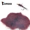 Bimoo Squirrel Hair Fiber Natural Dubbing Fiber for Nymph Scud Streamers Fly Tying Material Orange Green Olive Black Gray 1 Pack