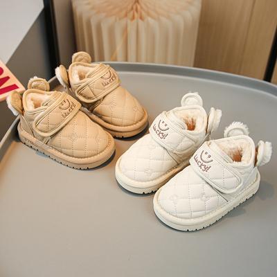 Детские повседневные зимние ботинки из хлопка