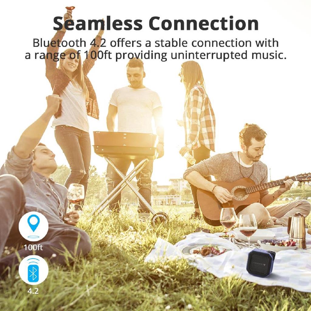 Портативная TWS Bluetooth-стереоколонка Tronsmart Element Groove Super Bass Водонепроницаемая IPX7 Беспроводная колонка