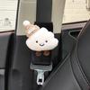 New Cartoon Bow Cloud Car Seat Belt Cover Shoulder Strap Harness Cushion Car Seatbelt Shoulder Pad Protector Auto Neck Support