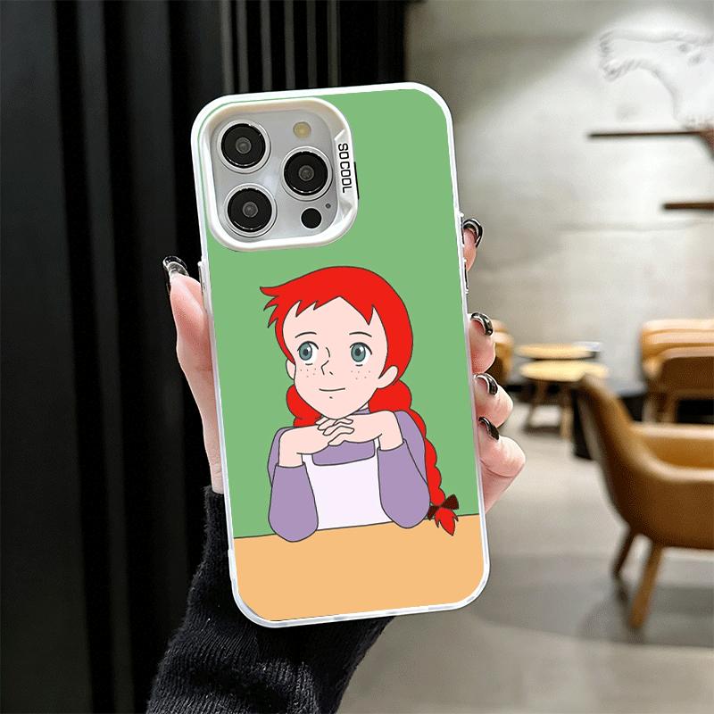 Энн из Зеленых Крыш Шерли Ударопрочный Чехол для Телефона для iPhone 17 Air 16 16E 15 Pro Max 14 Plus 13 Mini 12 Задняя Крышка Противоударный F