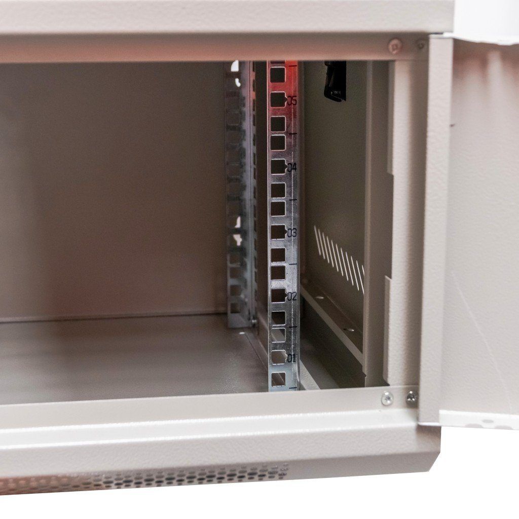 Netberg 19" 6U 300X600X400 Wall-Mounted Rack Cabinet, Gray N